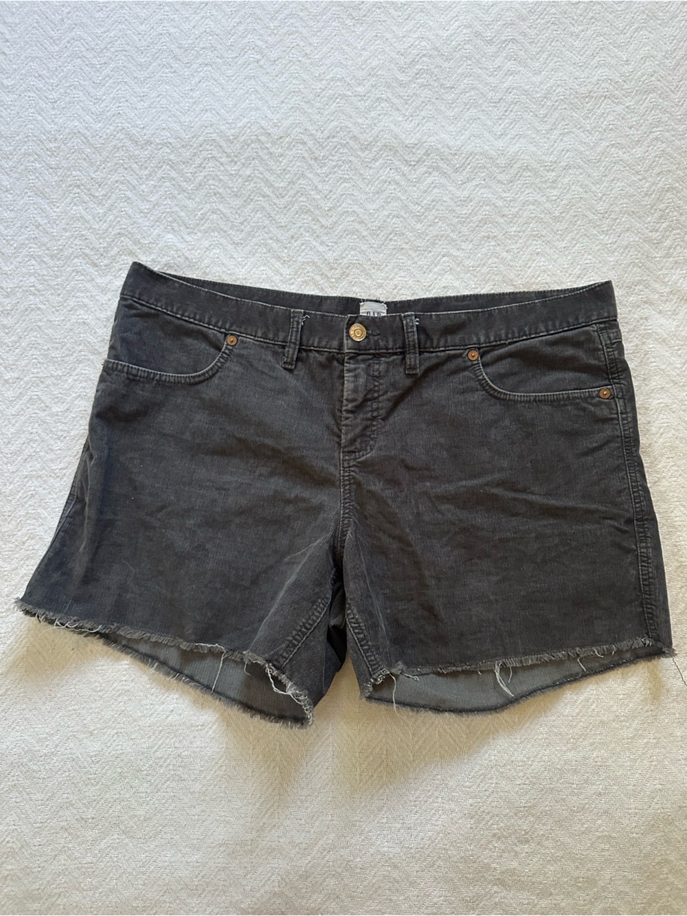 Vintage GAP Charcoal Corduroy Shorts
